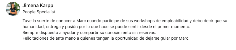 Testimonio Jimena - Formación #Bambuer - Bambu Lifestyle - Conscious Human Resources Consultancy