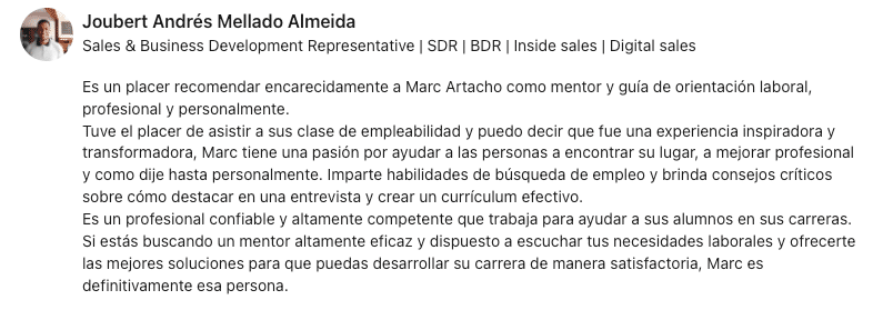 Testimonio Joubert - Formación #Bambuer - Bambu Lifestyle - Conscious Human Resources Consultancy