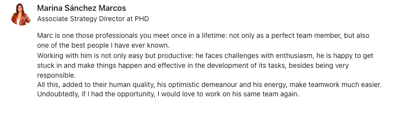 Testimonio Marina - Formación #Bambuer - Bambu Lifestyle - Conscious Human Resources Consultancy