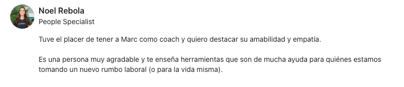 Testimonio Noel - Formación #Bambuer - Bambu Lifestyle - Conscious Human Resources Consultancy